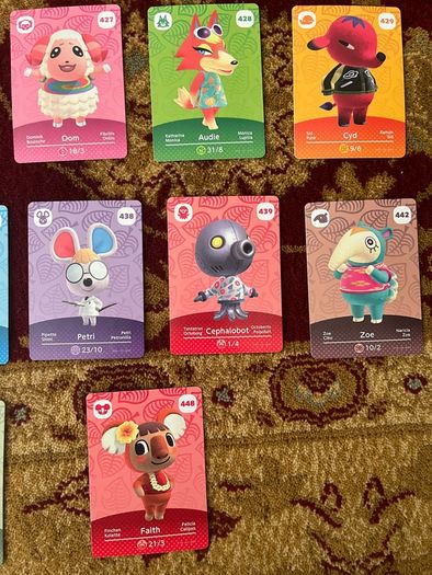 Series 5 Animal Crossing Amiibo Cards