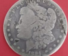 1894  "O" American Morgan Silver Dollar 90% Silver coin