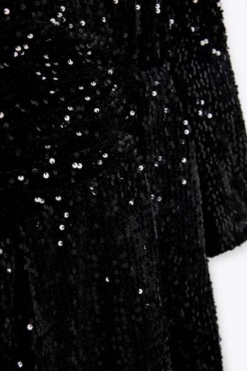 Zara Velvet Blazer Dress