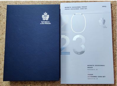San Marino Proof Euro Coin Set 2023 - Includes 2ECC's [Perugino + Luca Signorelli]