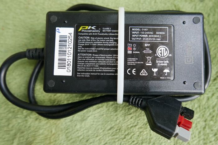 Powakaddy 3 PIN Lithium Battery Charger