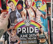 Colt Cabana & Mr. Anderson Signed OTT Posters