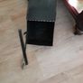 Coal Scuttle Iron with   2 tongs included.REDUCED Image 2