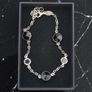 Black Onyx & CZ Silver Bracelet Image 9