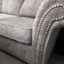 L Shaped corner Sofa and Footstool Image 5