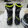 Alpinestars S-MX Plus Motorcycle Boots 2015 black/white/yellow Image 4