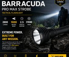 Tactical Flashlight - 2800 LM 1000 Meters Beam