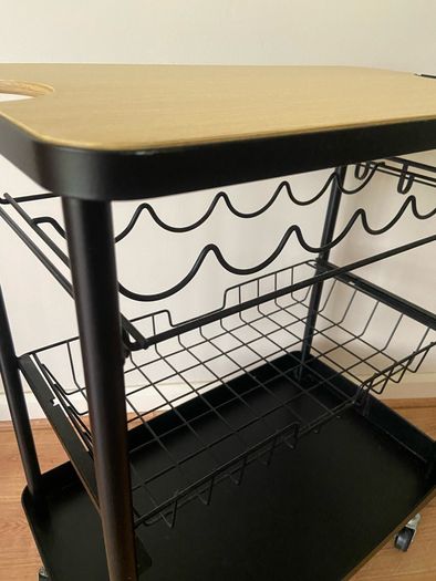 Compact Drinks Trolley / Bar Cart on Wheels
