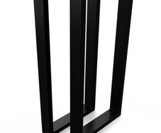 Metal black table legs