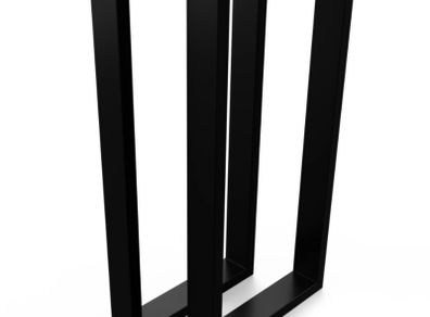 Metal black table legs