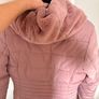 Laura Jo Pink Puffa Coat Image 2