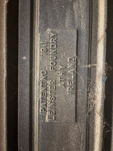 Antique 1911 Edwardian fireplace