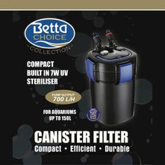 Betta Choice 700 UV Canister Filter