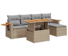Garden modular sofa with storage