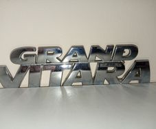 suzuki grand vitara trunk tailgate boot lid emblem badge decal logo chrome rear