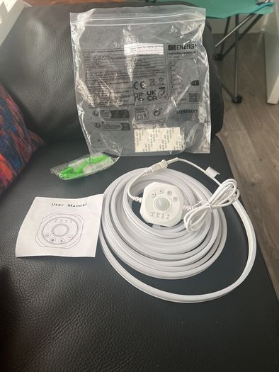 Running neon led strip stair light