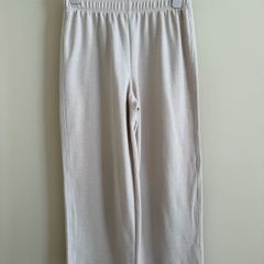 Zara girls pants Beige wide leg Age 9-10 years