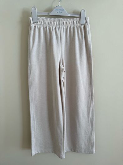 Zara girls pants Beige wide leg Age 9-10 years