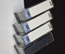 Lot of 4 Vintage JVC VHS-C Camcorder Tapes 45 Min - EHG Hi-Fi & SX Excellent Resolution