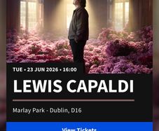 Lewis Capaldi - Tues 23rd