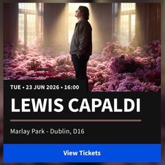 Lewis Capaldi - Tues 23rd