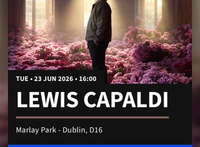 Lewis Capaldi - Tues 23rd