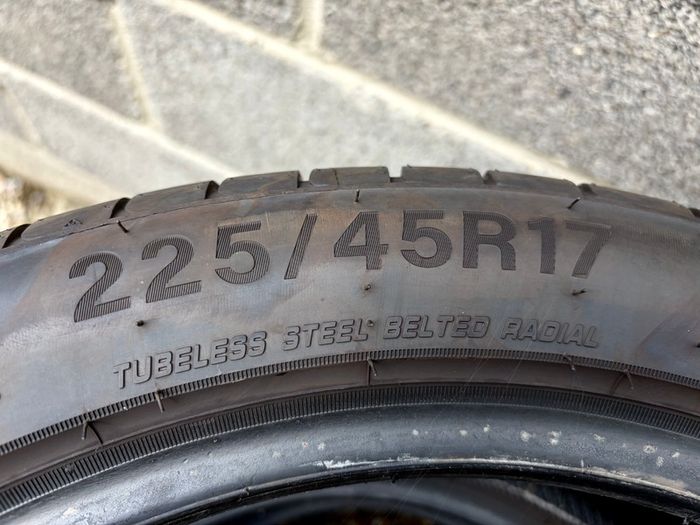 4 Tyres 225/45/17