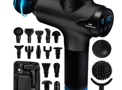 Muscle Massage Gun Deep Tissue Massager 14+ 1 Heads for Athletes Electric Handheld