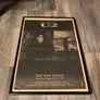 U2 Where the Streets Have No Name. Rare, original,  1987 framed poster advert Image 3