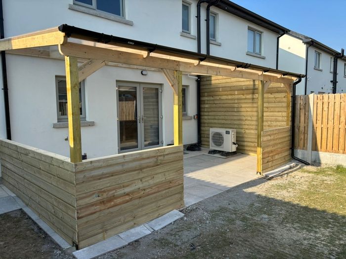 building pergola ,extension, side entry
