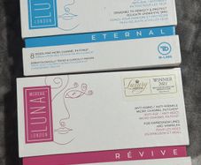 Award Winning Luna Microcars London Microneedle Overnight Smile Line & Forehead Wrinkle Patches And Microneedle Overnight Eye Wrinkle Patches New