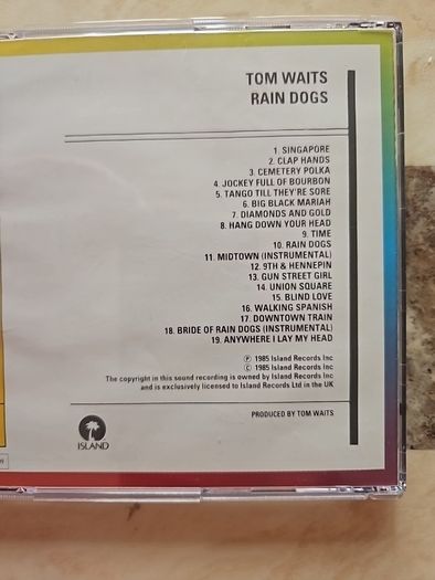 Tom Waits CD  - Rain Dogs
