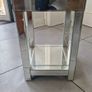 Glass Bedside Table. In Good Condition. Image 4