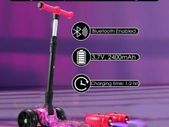 Kids Rocket Smoke Bluetooth Push Scooters