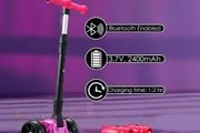 Kids Rocket Smoke Bluetooth Push Scooters