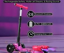 Kids Rocket Smoke Bluetooth Push Scooters