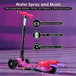 Kids Rocket Smoke Bluetooth Push Scooters