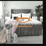 Ottoman Storage Gas Lift Up Single Small Double 4ft6 King Size Velvet Bed Frame Image 4