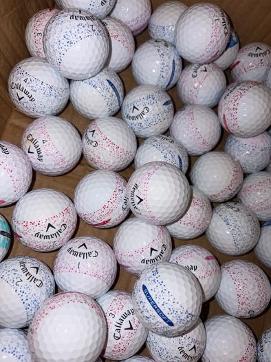 Callaway Supersoft Splatter Golf Balls Grade A/B