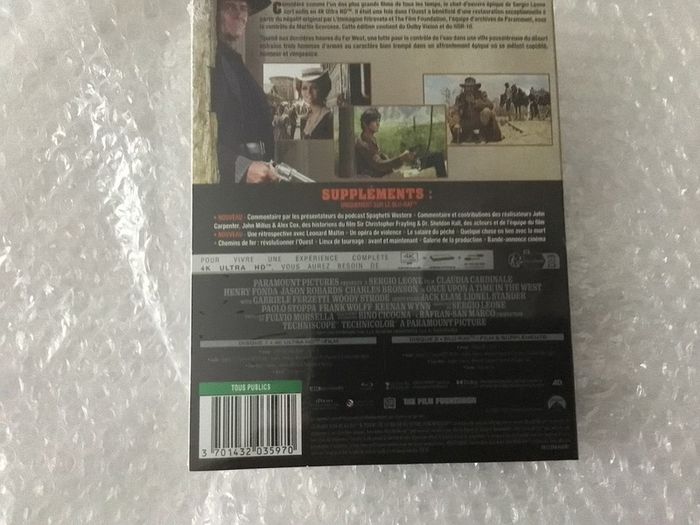 Once upon a Time in West 4K +Blu Ray