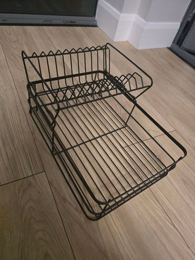 two tier dish rack