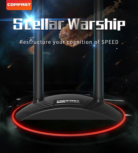 COMFAST Stellar Warship AC1300 Dual Band (2.4G/5G) USB Adapter/Dongle+Hotspot - 2x6dbi External Adjustable Antennas (Brand New/Warranty)