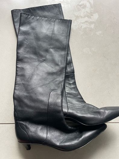 knee high women's tall boot pointed toe COS size UK 6