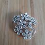Floral diamante brooch Image 7