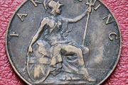 1906 EDWARD VII (1901/10) Farthing coin