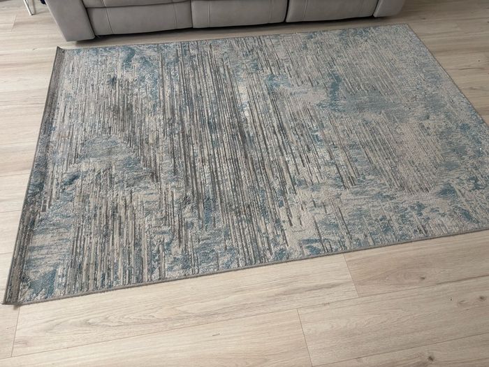 Extra large Rug navy blue grey