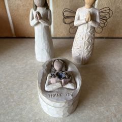 Selection Willow Tree figures & Trinket Box