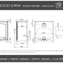 Hazelwood 5 kW Room Heater Stove Image 3
