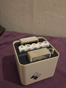 Vintage Italian made Card set holder