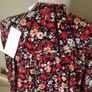 BNWT ZARA Floral Print Top Size S Image 3